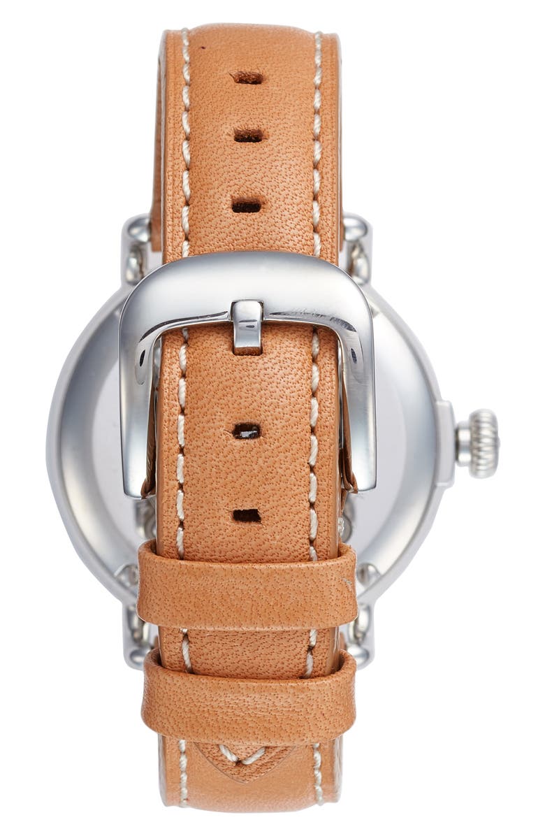 Shinola The Runwell Leather Strap Watch, 38mm, Alternate, color,