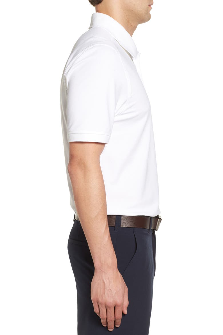 Advantage Tri-Blend Piqué Polo, Alternate, color, WHITE