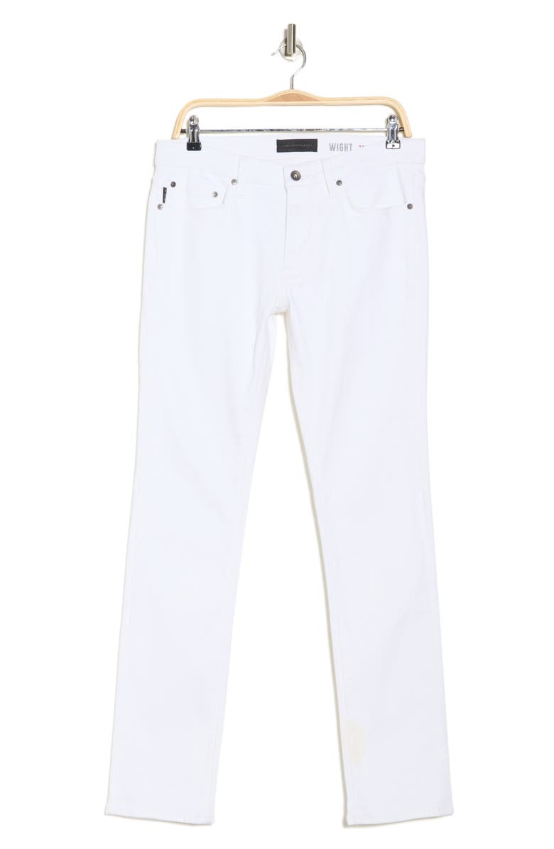 Wight Skinny Straight Leg Jeans