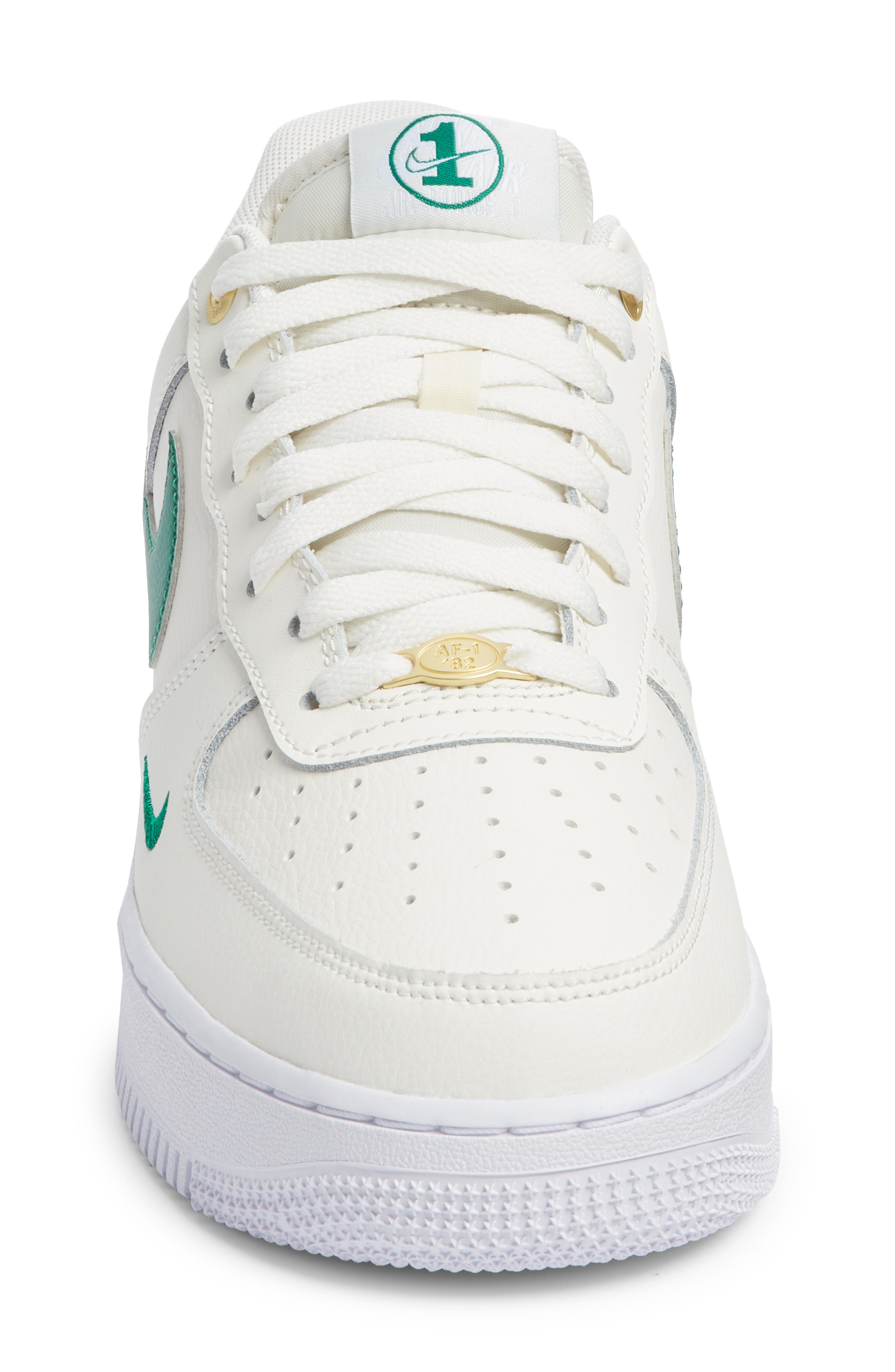 Nike Air Force 1 '07 LV8 Sneaker, Alternate, color, Sail/ Malachite/ White