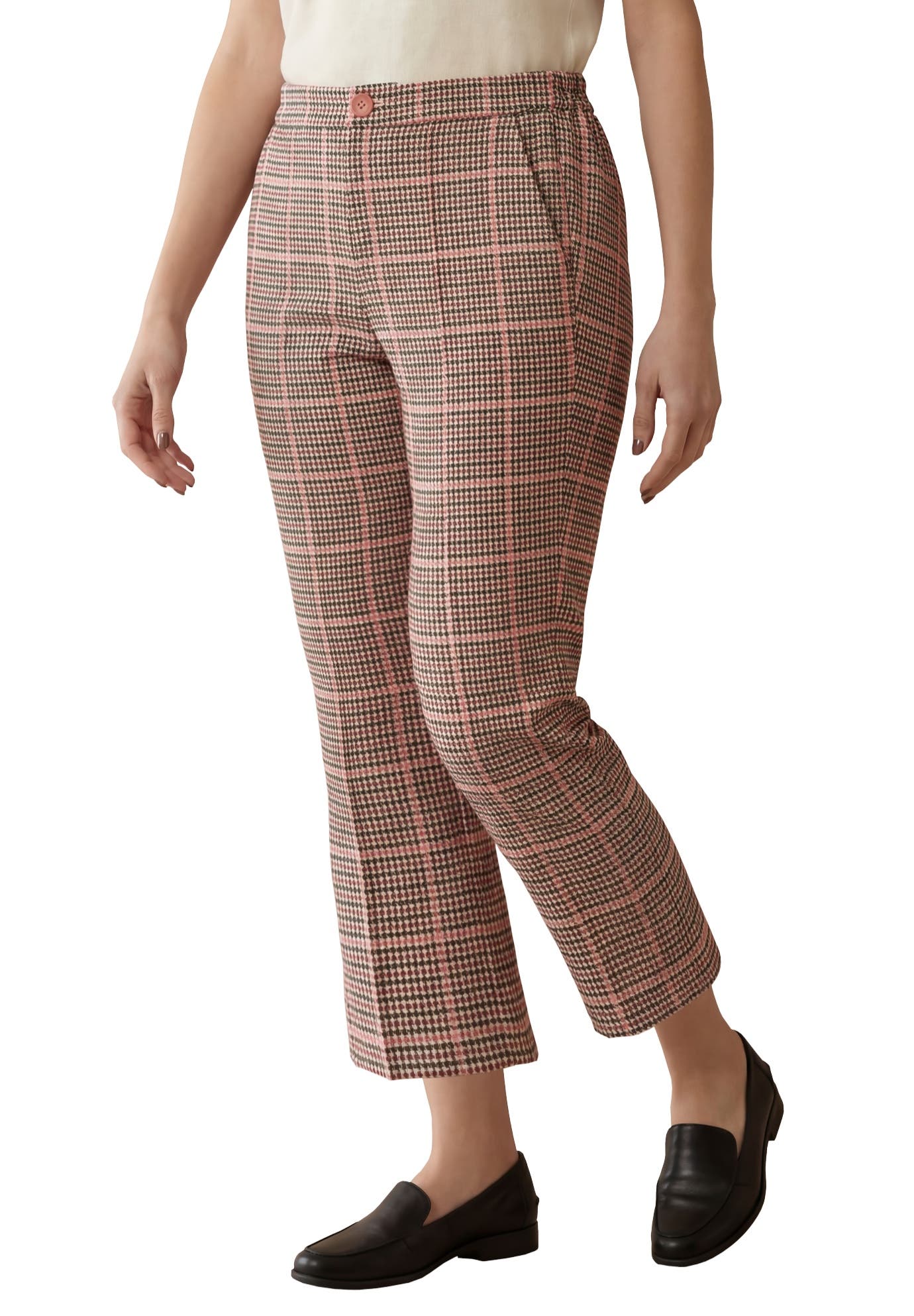selected ROSE CHECK HOUNDSTOOTH