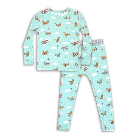 Kids' Vintage Airplanes Set of 2 Piece Pajamas (Baby)
