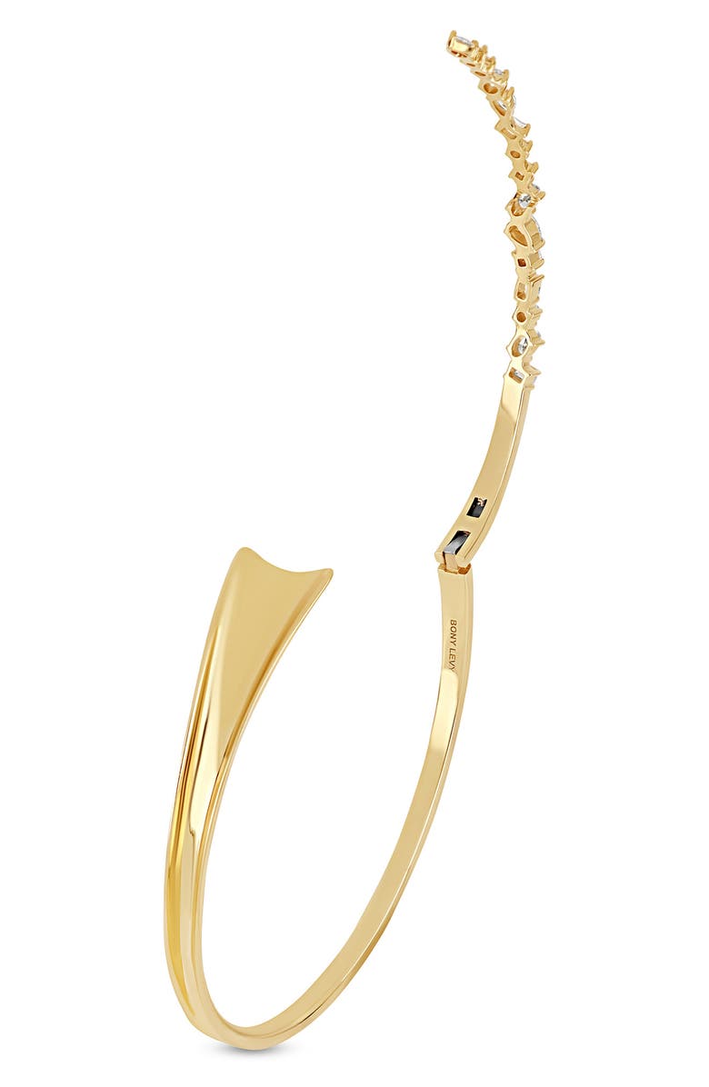 Bony Levy Kiera 18K Gold Diamond Cuff Bracelet, Alternate, color, 
