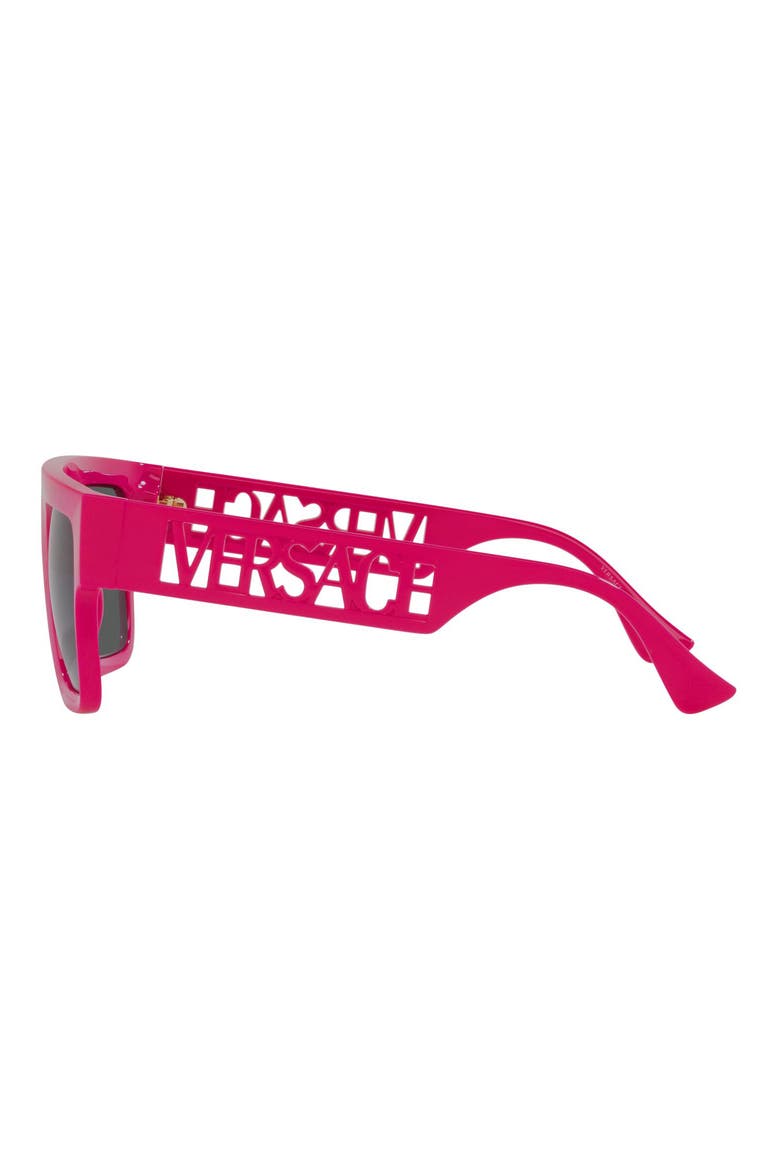 53mm Square Sunglasses, Alternate, color, FUCHSIA