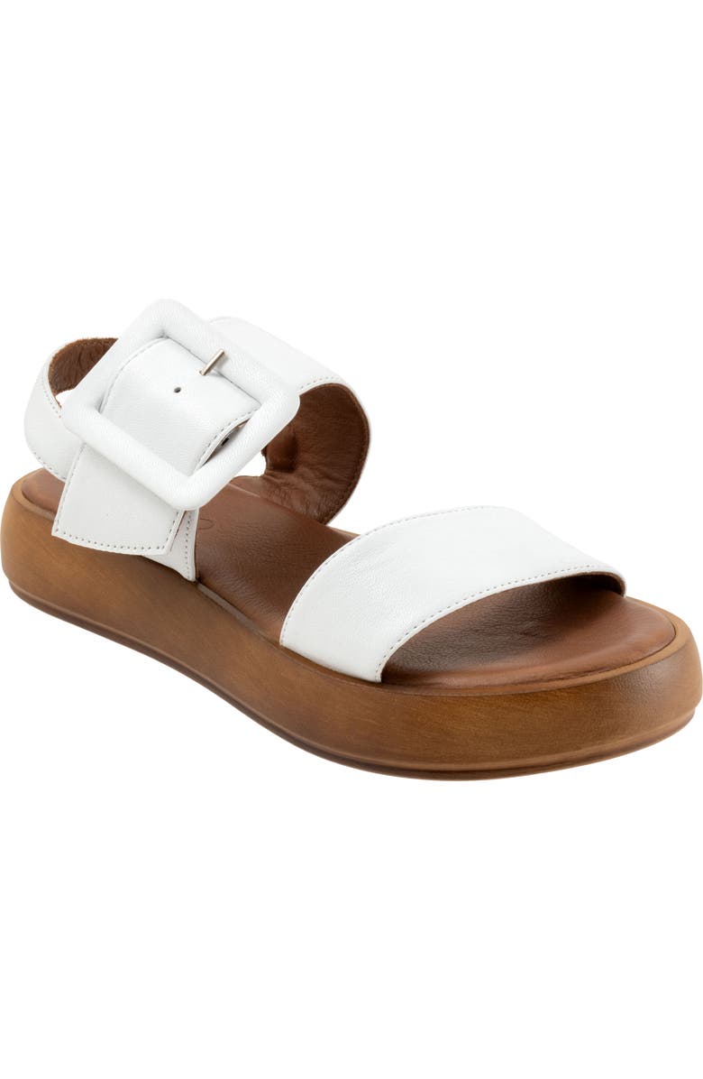 Bueno Julian Two-Strap Sandal, Main, color, White