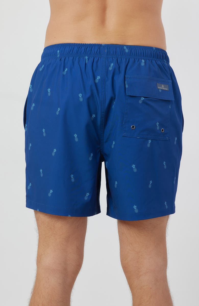 Rainforest Pineapple Swim Trunks, Alternate, color, 