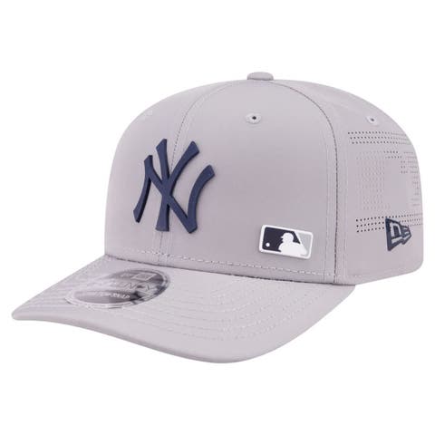 Men's New Era Gray New York Yankees Laser Perforated 9SEVENTY Adjustable Hat