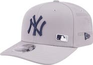 New Era Men's New Era Gray New York Yankees Laser Perforated 9SEVENTY Adjustable Hat