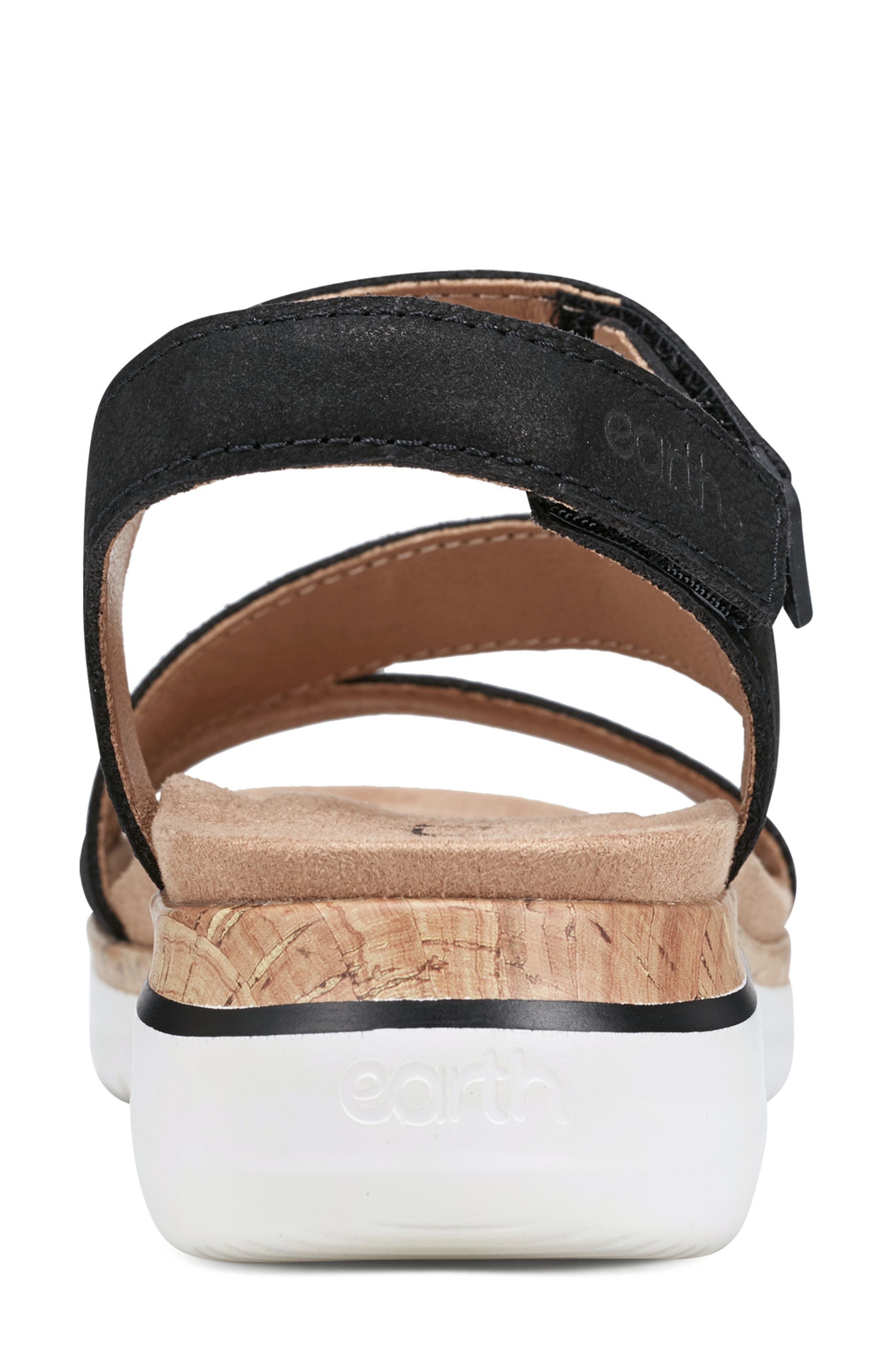 Earth<sup>®</sup> Roni Ankle Strap Sandal, Alternate, color, Black