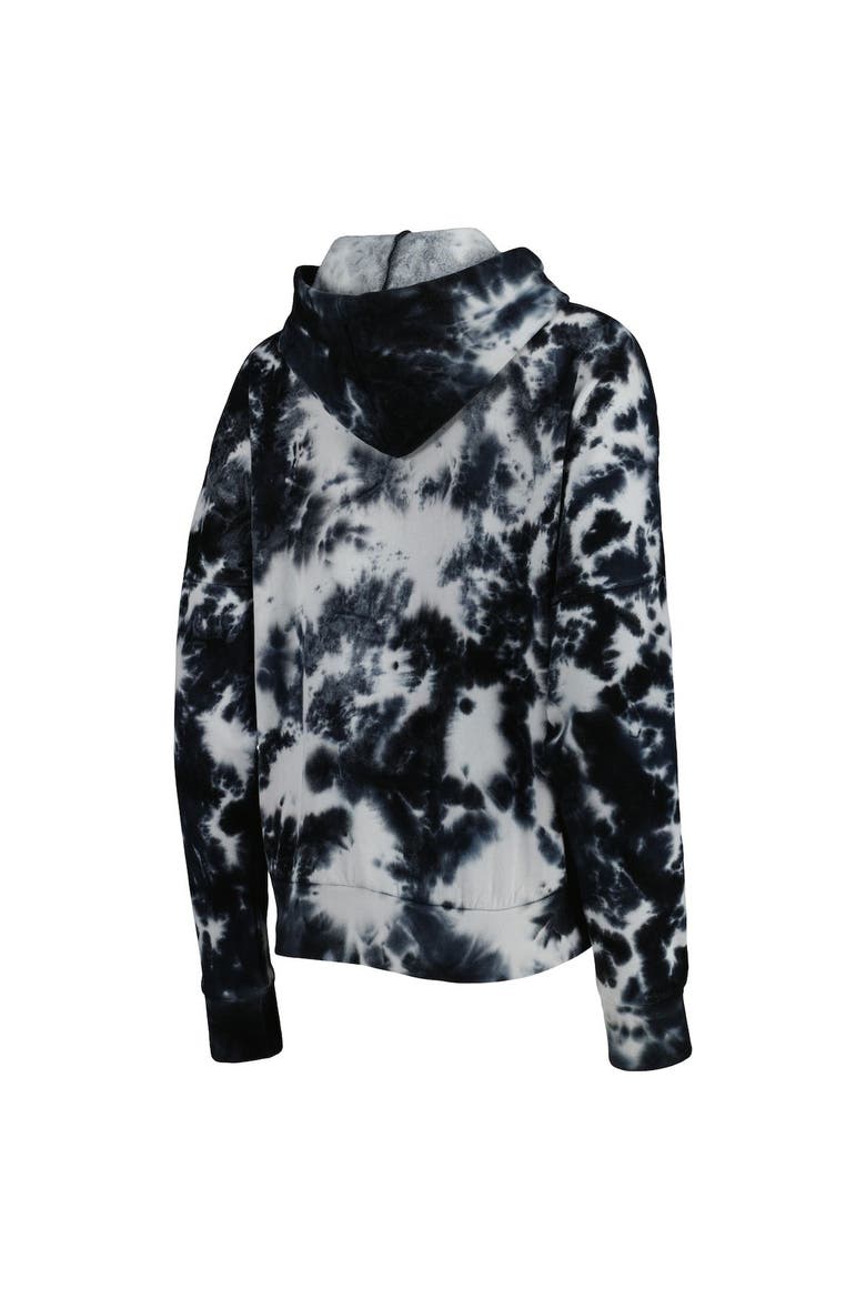 Women's New Era Black New Orleans Saints Cloud Dye Fleece Pullover Hoodie, Alternate, color, Black