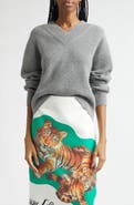 Brandon Maxwell The Maris Cashmere Rib Sweater
