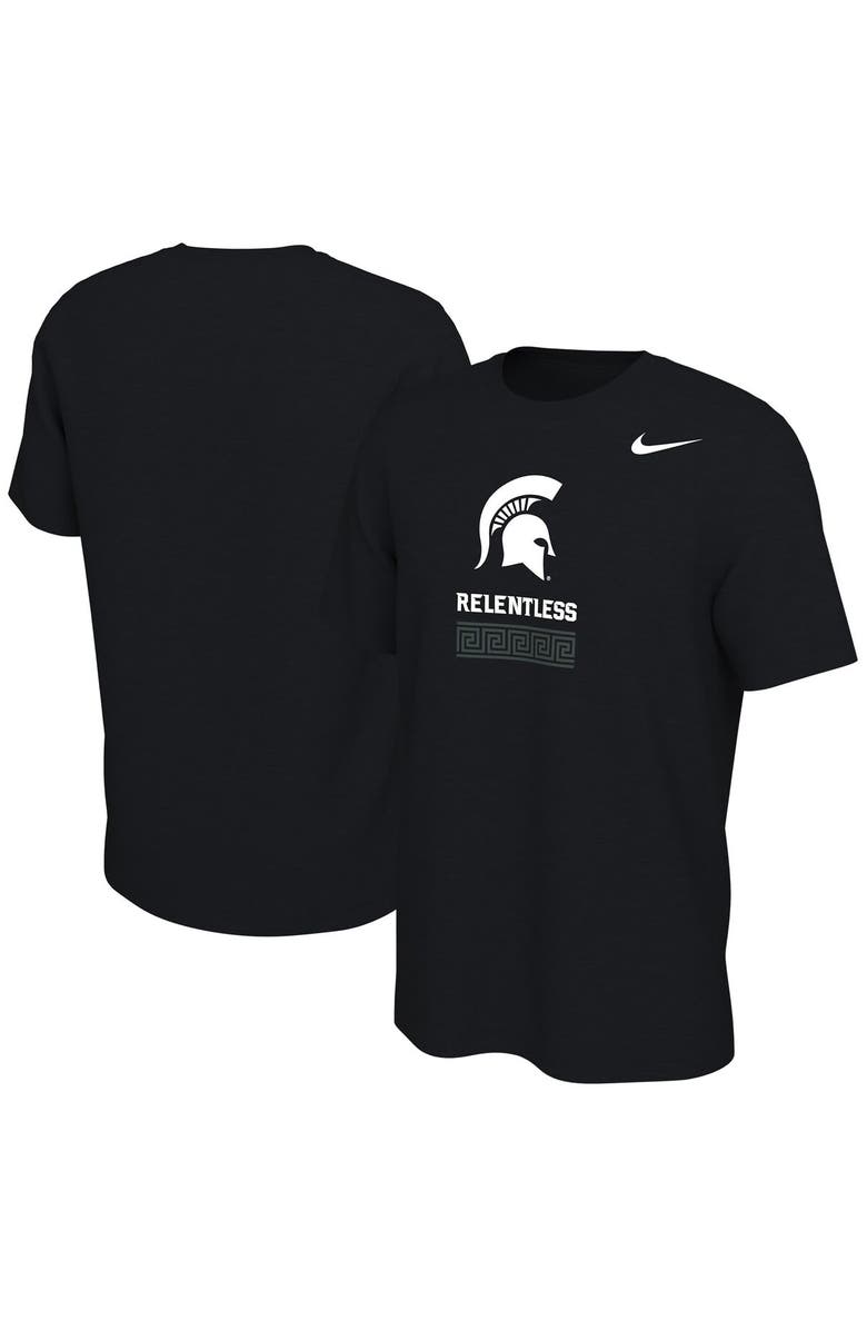 Nike Men's Nike Black Michigan State Spartans Alternate T-Shirt, Main, color, 