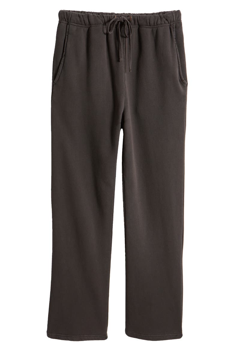 Core Organic Cotton Straight Leg Sweatpants, Alternate, color, VINTAGE BLACK