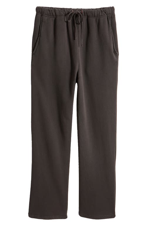 Elwood Core Cotton Straight Leg Sweatpants In Brown