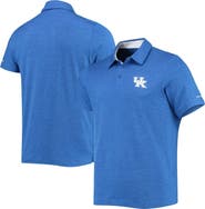 Columbia Men's Columbia Royal Kentucky Wildcats Tech Trail Omni-Shade Polo