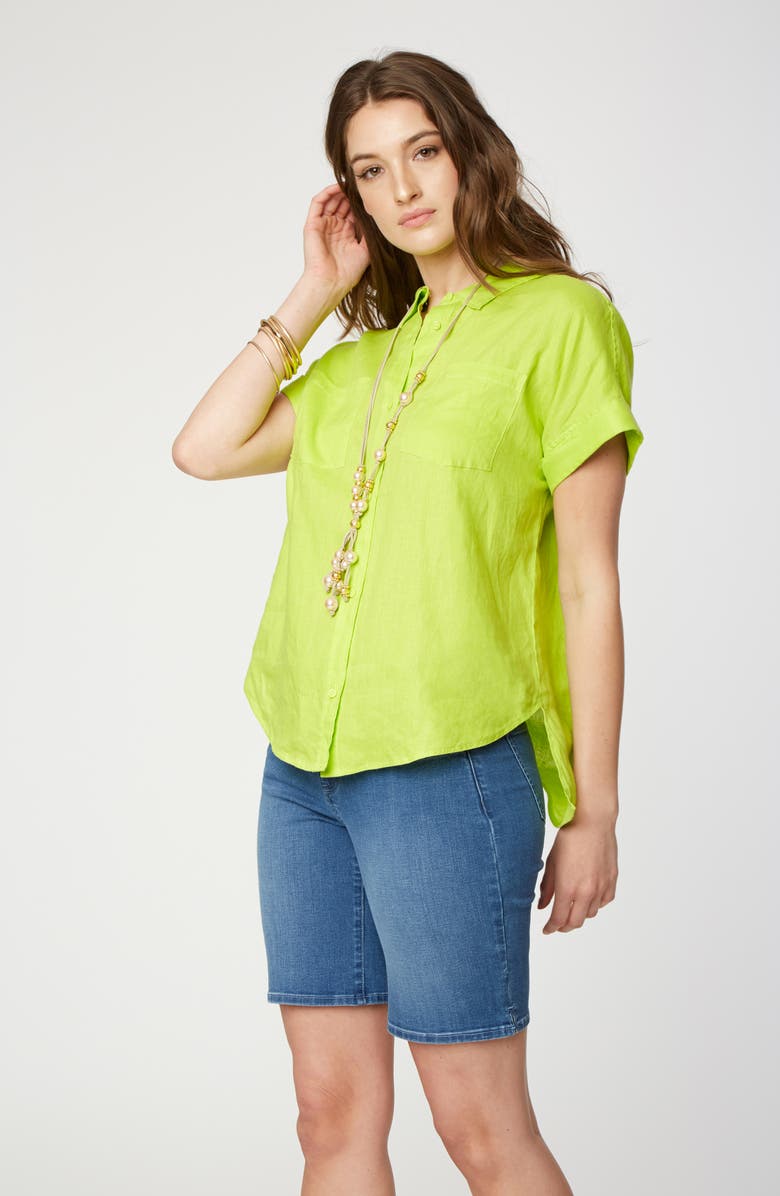 NYDJ Camp Shirt, Alternate, color,