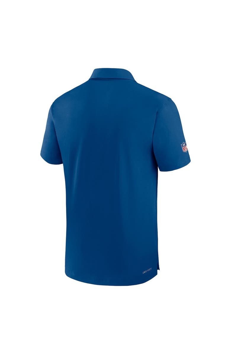 Nike Men's Nike Royal Indianapolis Colts Sideline Coaches Performance Polo, Alternate, color, Royal