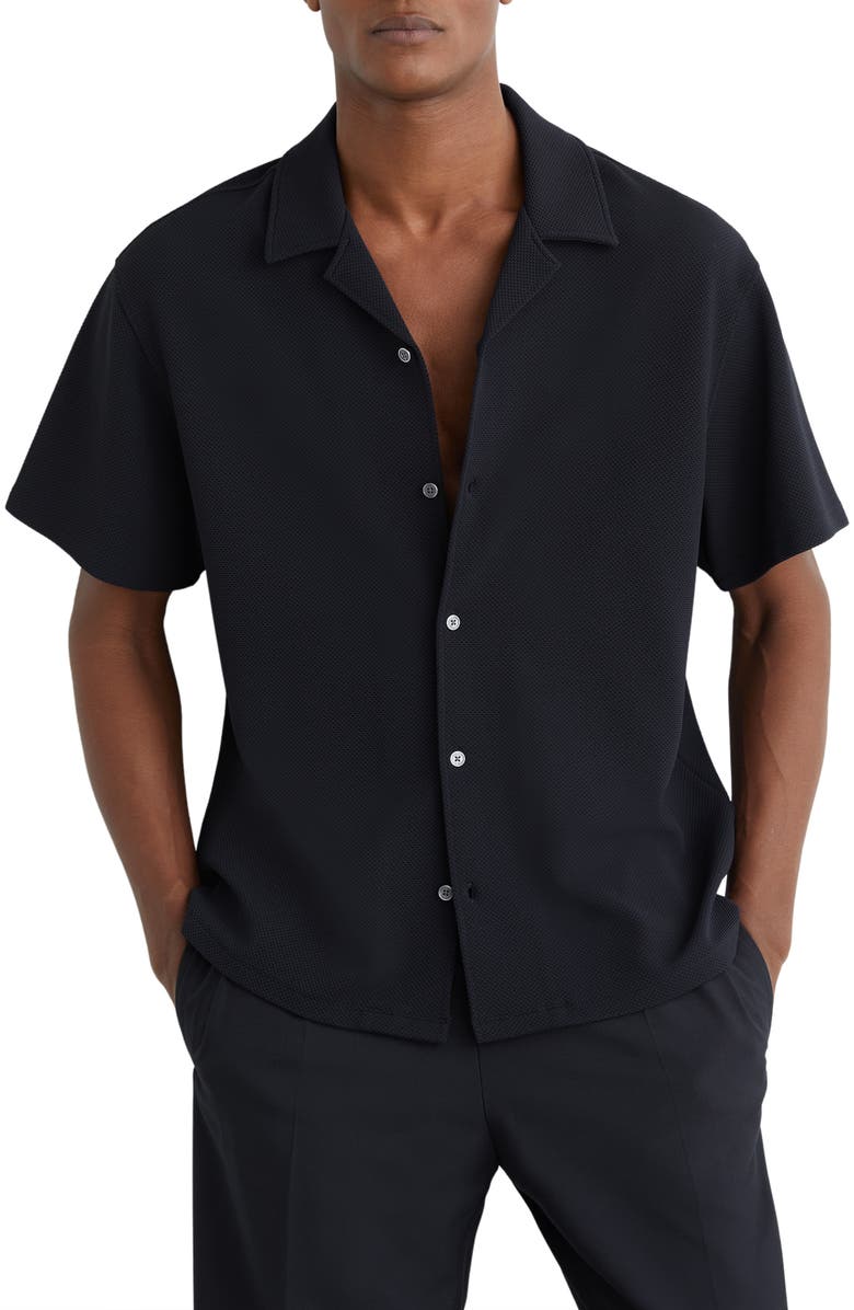 Reiss Cedric Camp Shirt, Main, color,