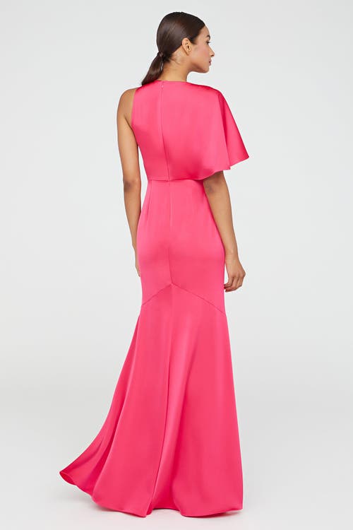 Theia Darcie Flutter Sleeve Gown