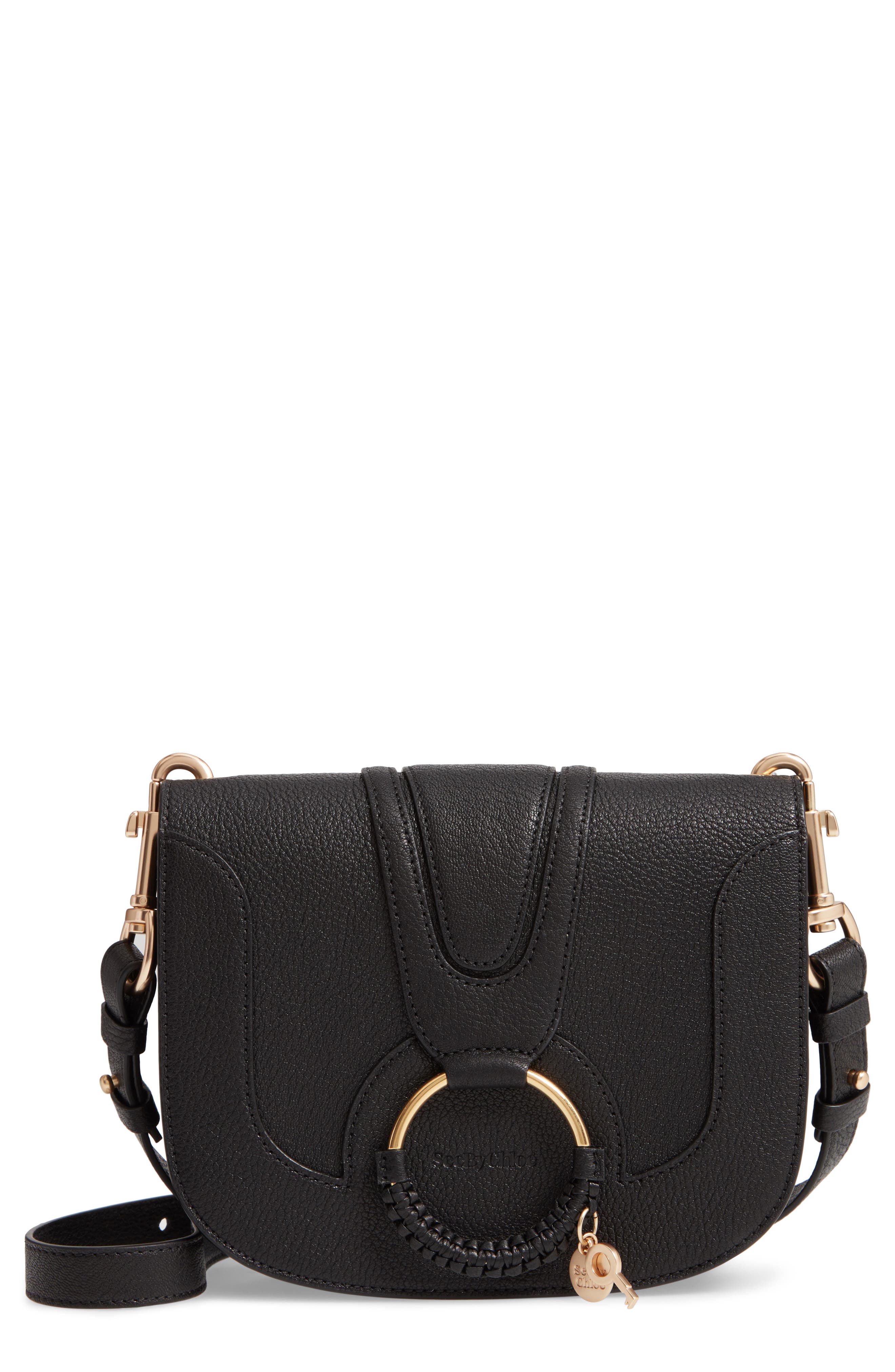 See by Chloé Hana Small Leather Crossbody Bag, Main, color, 