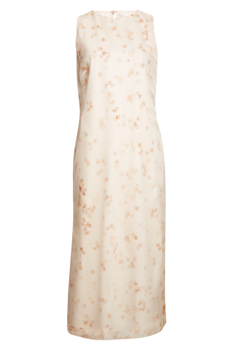 Nadja Stretch Cotton Poplin Shift Dress, Alternate, color, 416689 PALE BLUSH PETALS
