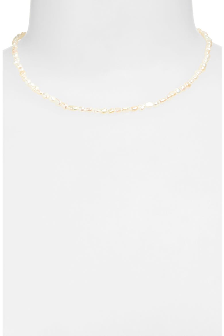 Capri Keshi Pearl Necklace, Alternate, color, 18K GOLD VERMEIL / PEARL