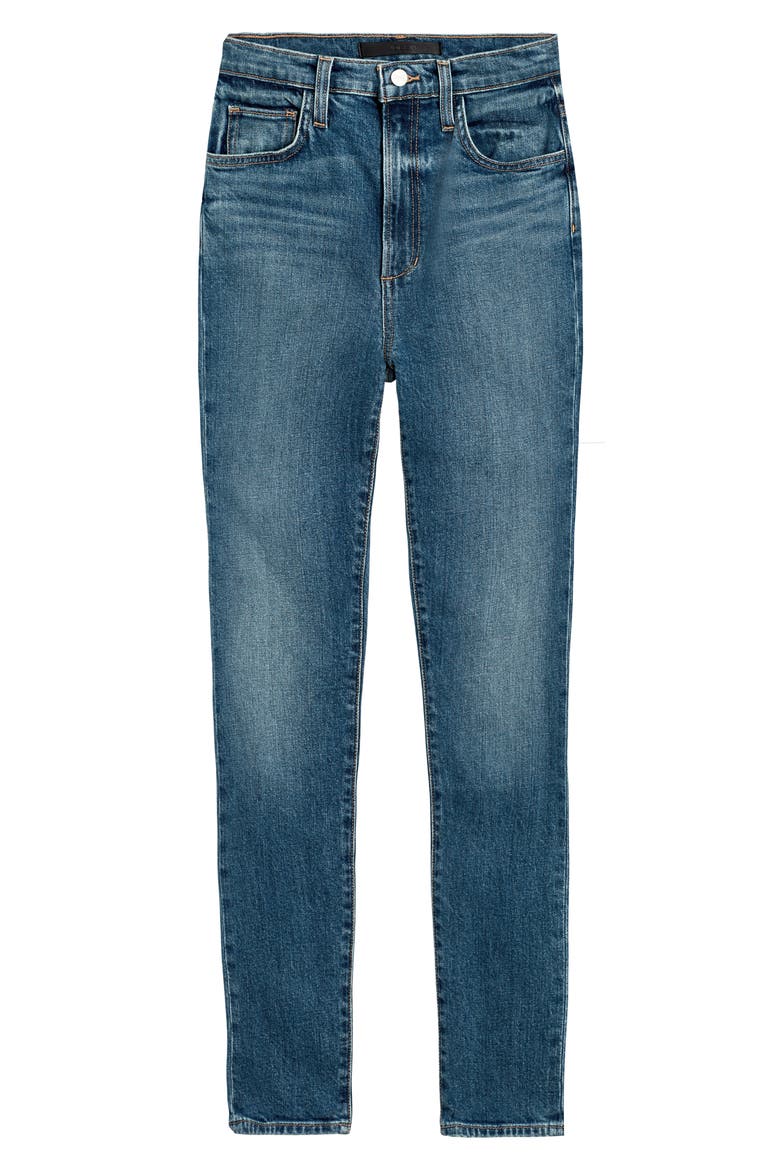 The Raine Super High Waist Ankle Slim Jeans, Alternate, color, RHAPSODY