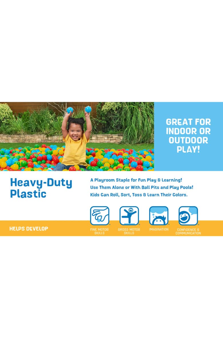 Bestway 250 Bright Color Toy Balls, Alternate, color,