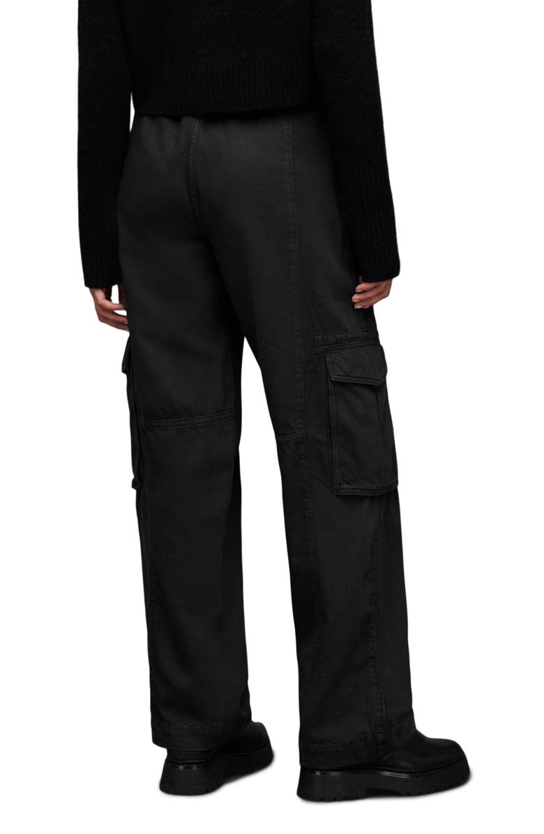 AllSaints Freida Straight Leg Cargo Pants, Alternate, color, 