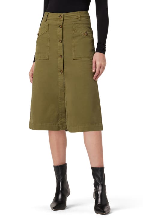 The Premium Cargo Midi Skirt