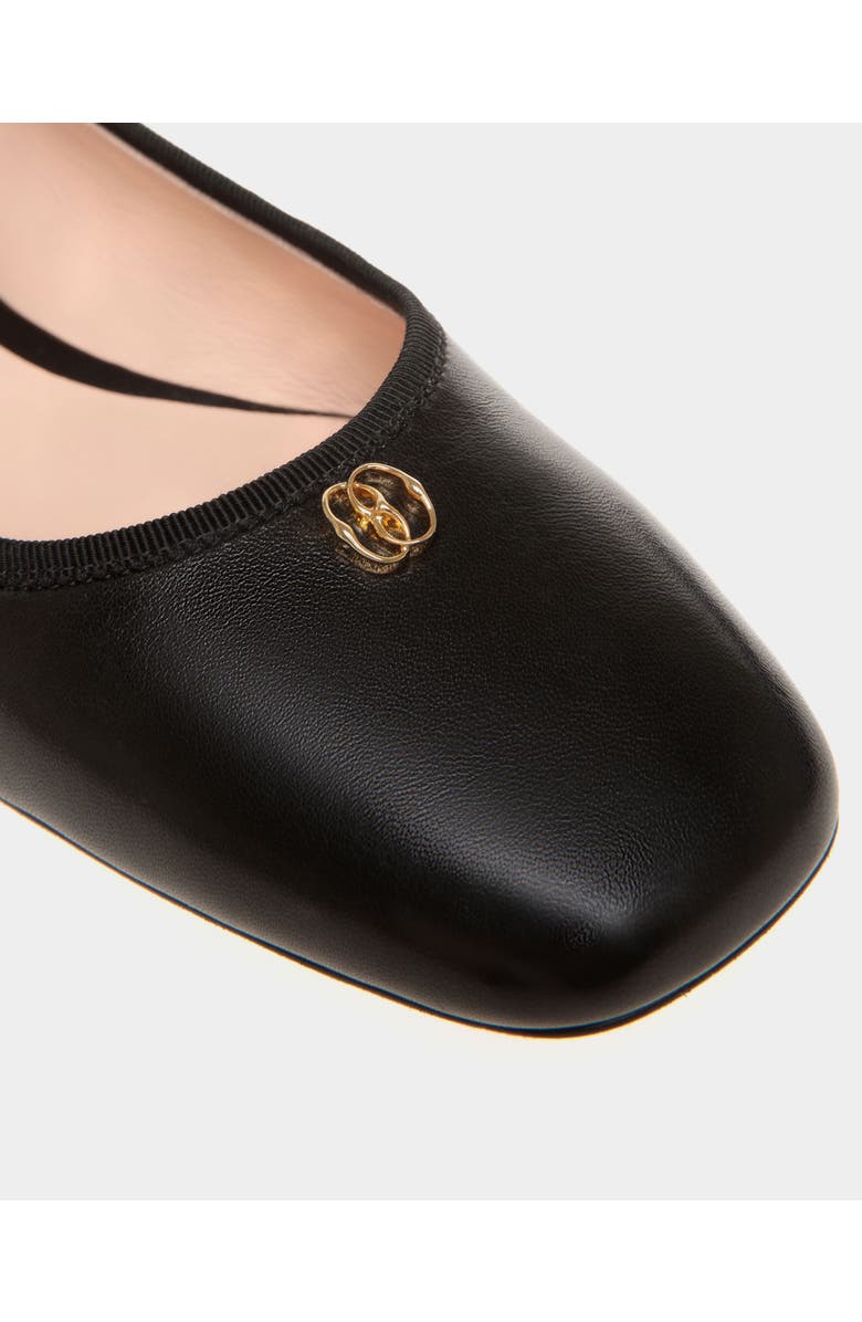 Bally rina Flat In Nappa Leather Lined in Goat Leather, Alternate, color, Black