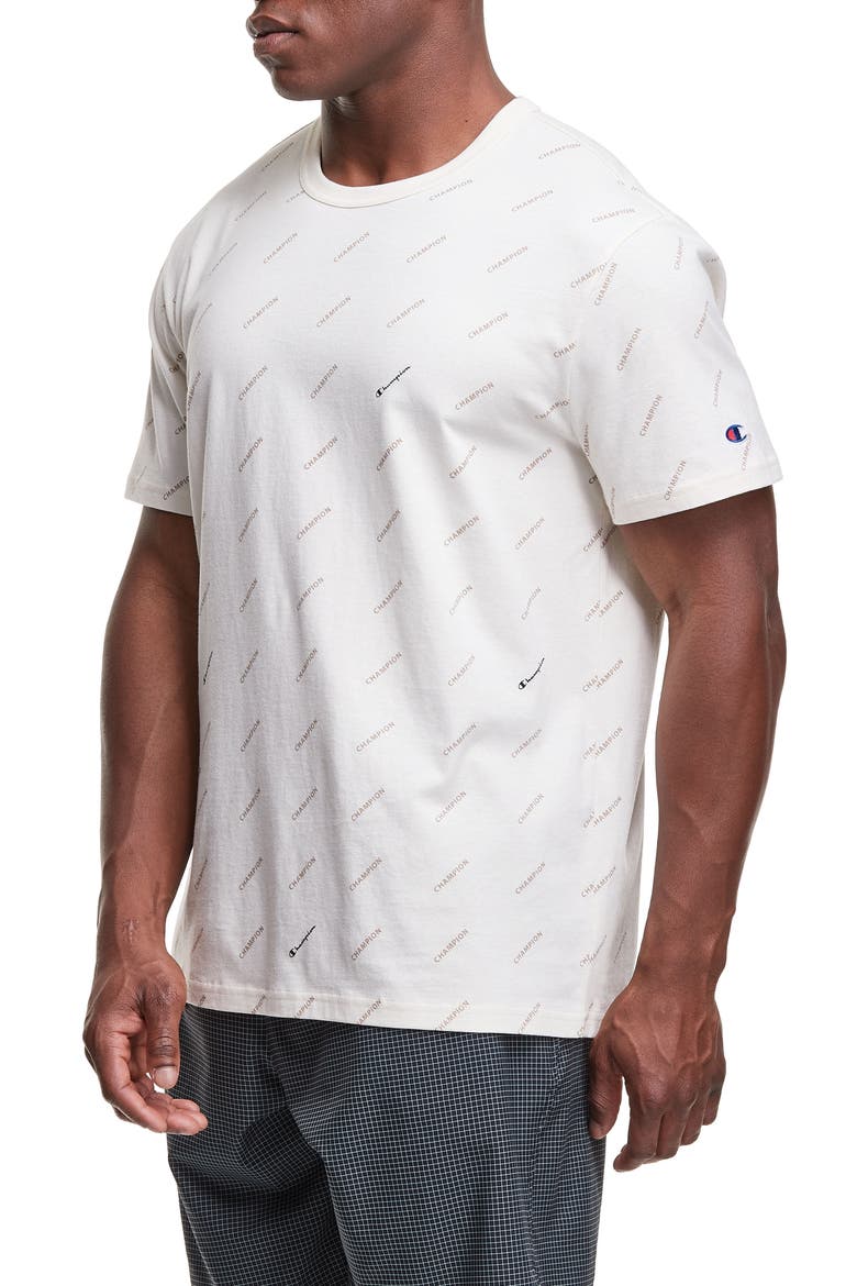 Sportstyle Logo Print T-Shirt, Alternate, color, CHAMPION LEGEND NATURAL