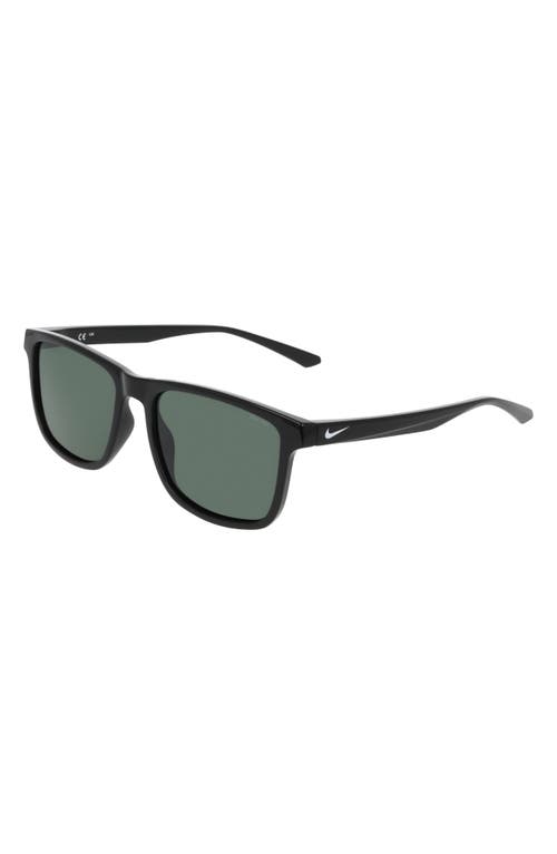 Nike Vital Core 55mm Round Sunglasses In Green