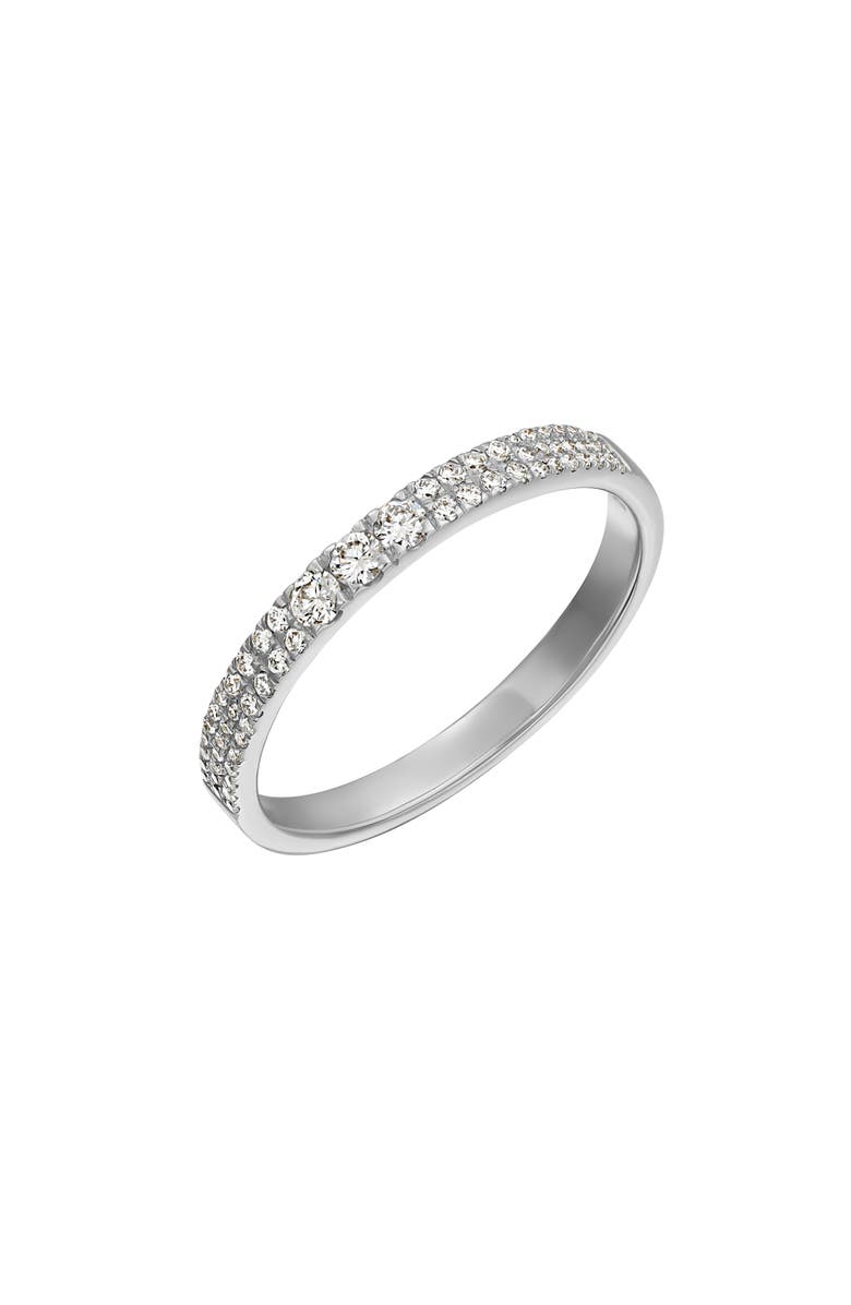Bony Levy 18K White Gold Pavé Diamond Stackable Ring - 0.27ct., Main, color, 18K White Gold