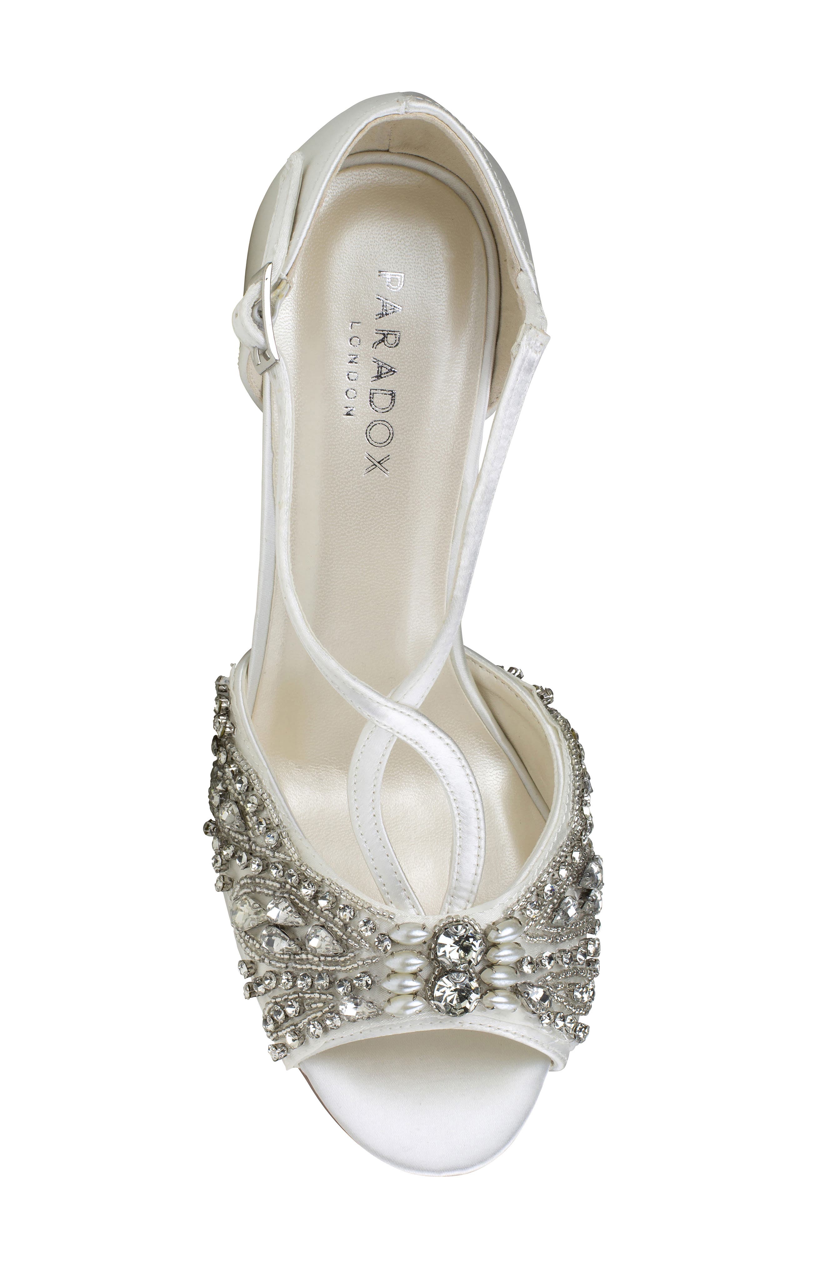 Paradox London Pink Elin Strappy Sandal, Alternate, color, Ivory