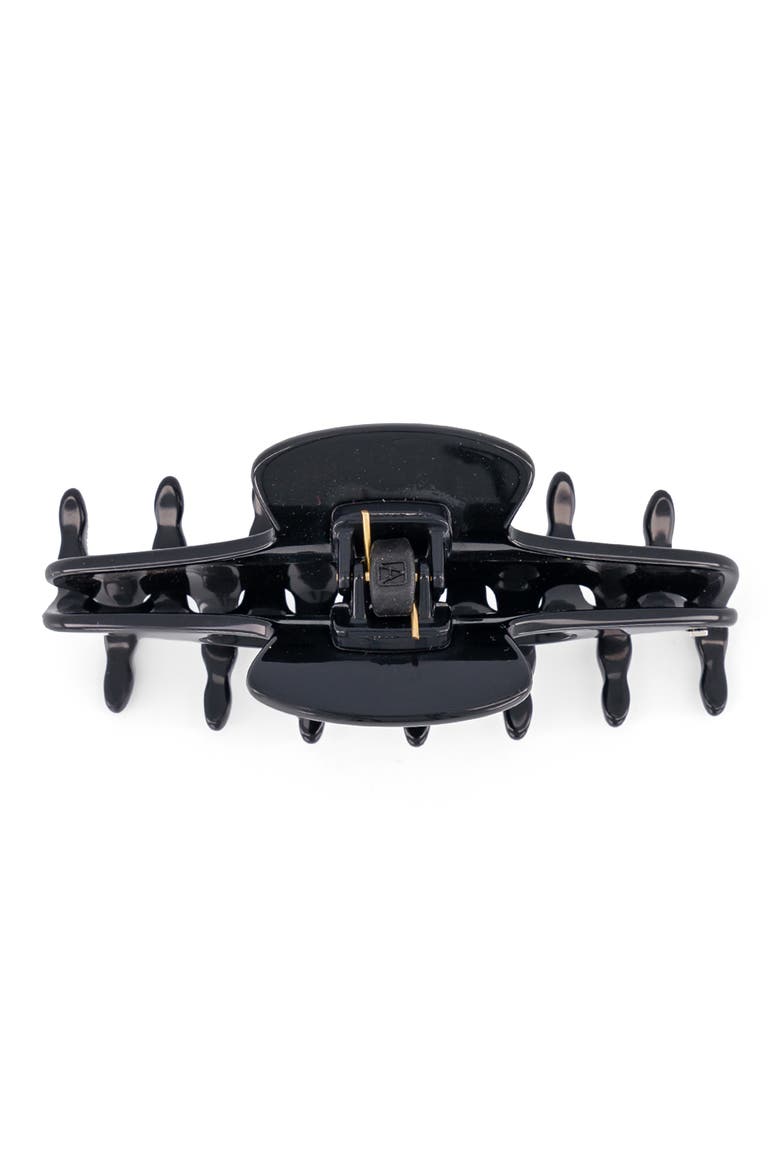 Large Claw Clip, Alternate, color, BLACK