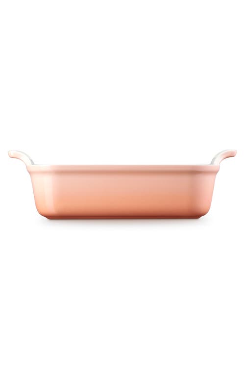 Le Creuset Heritage Square Dish With $5 Credit In Peche