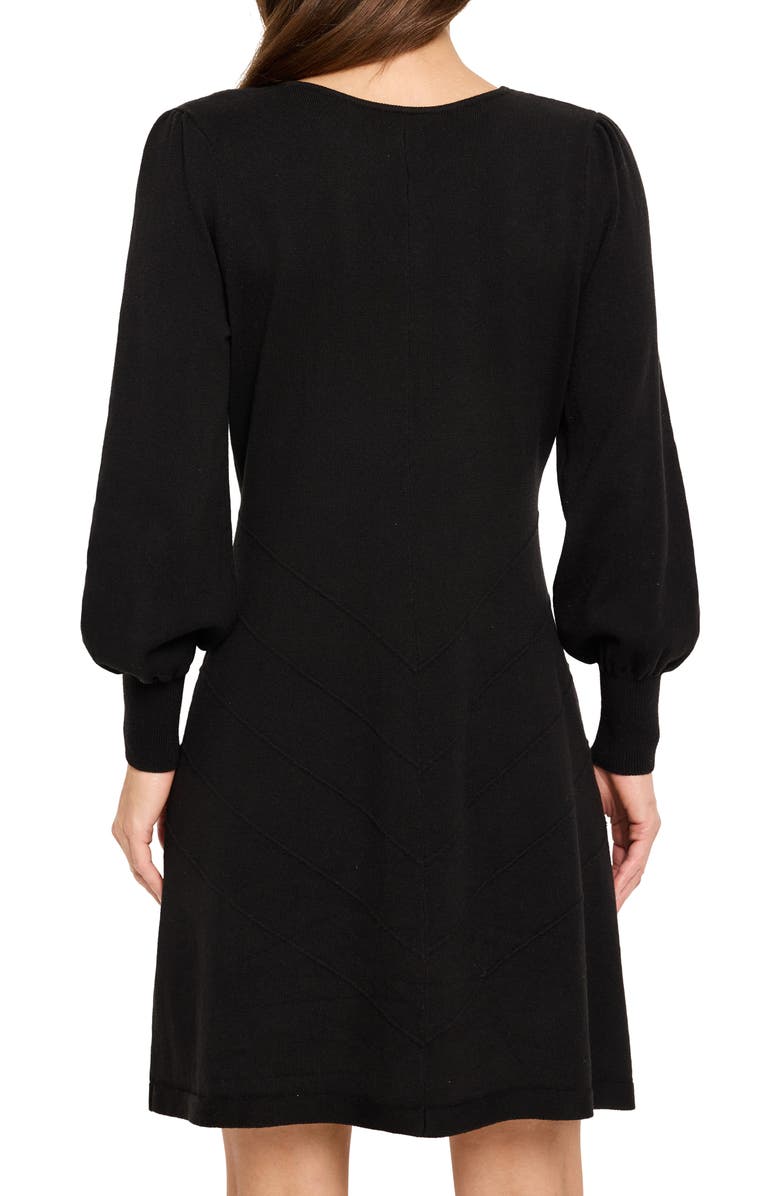 NIC+ZOE Twirl Time Long Sleeve Dress, Alternate, color, 