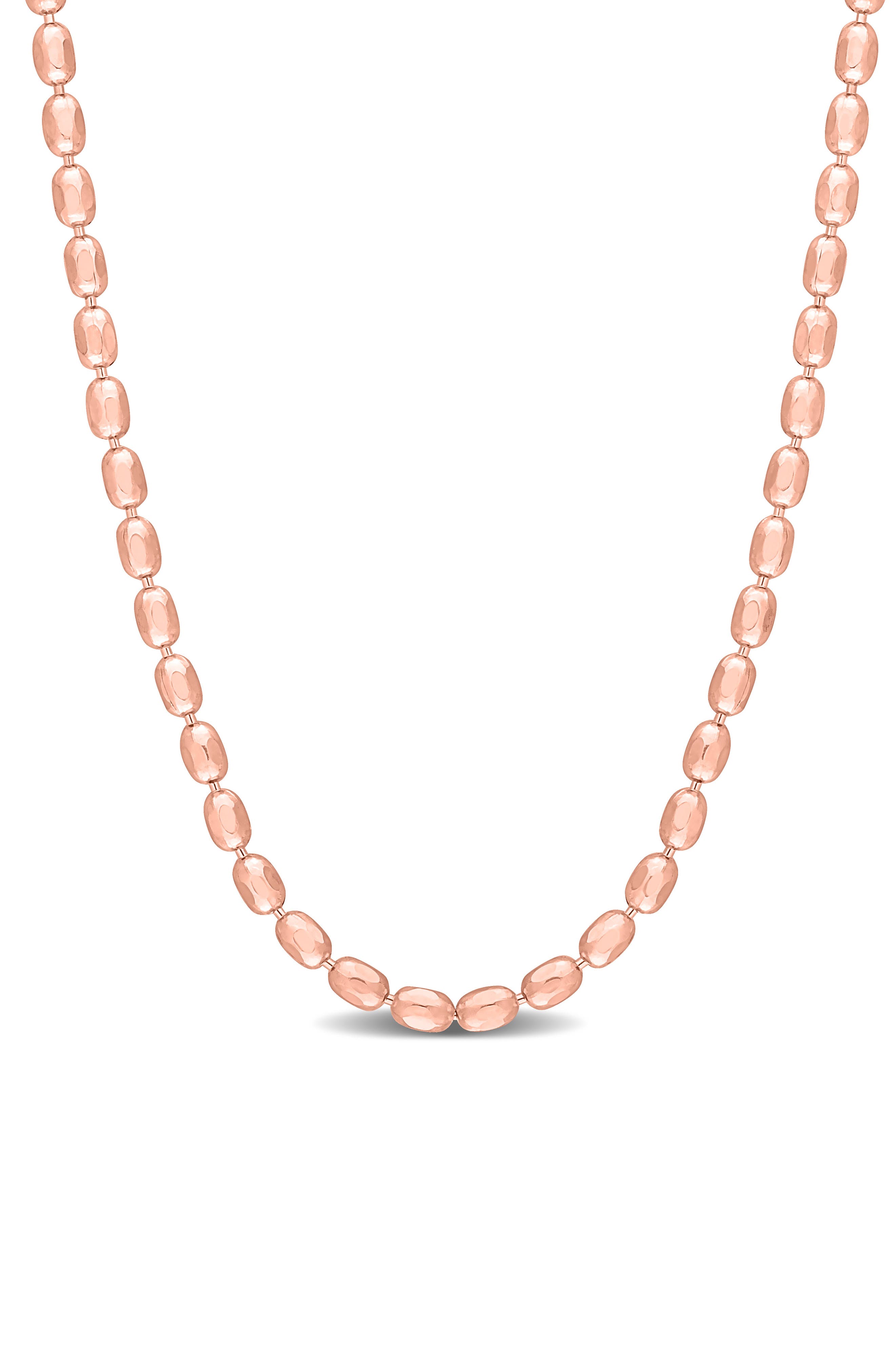 DELMAR 1.8mm Oval Ball Chain Necklace
