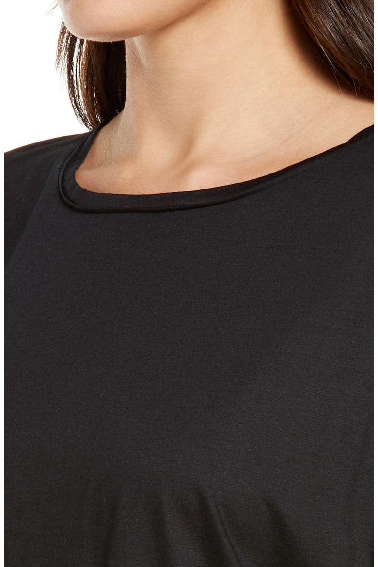 Bliss Cotton & Modal Sleep Shirt, Alternate, color, BLACK