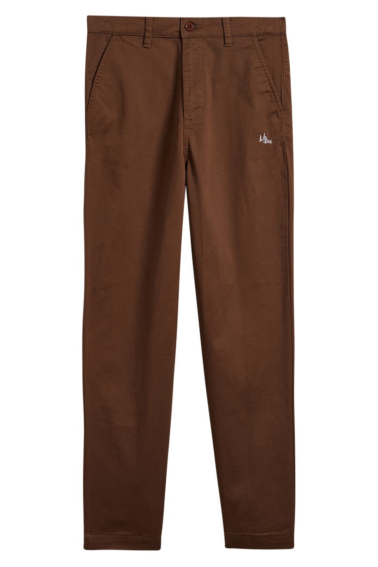 Kids' Micah Asher Chino Pants, Main, color, BROWN