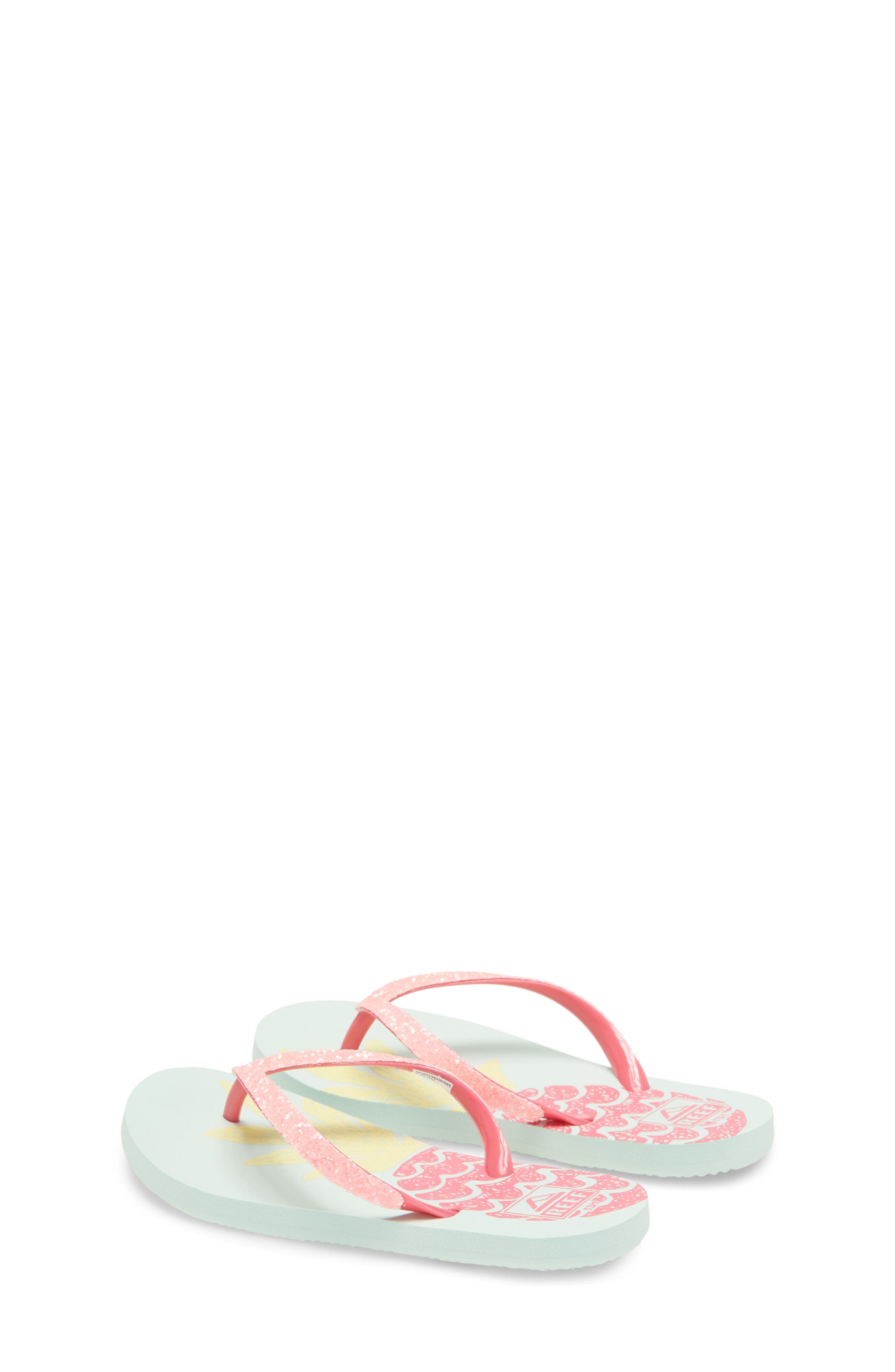 Stargazer Print Flip Flop, Alternate, color, PINEAPPLE MULTI