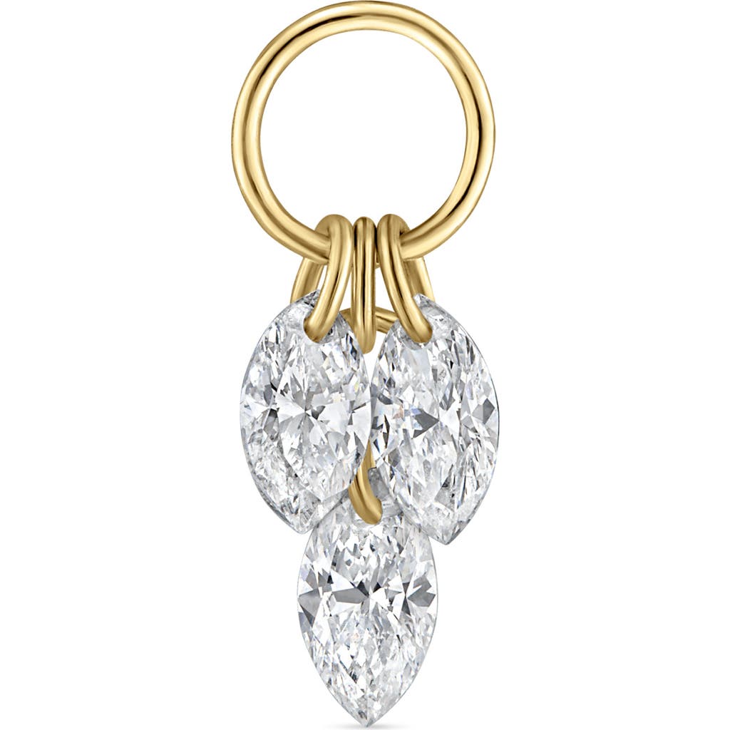 MARIA TASH MARIA TASH FLOATING DIAMOND PLUME CHARM