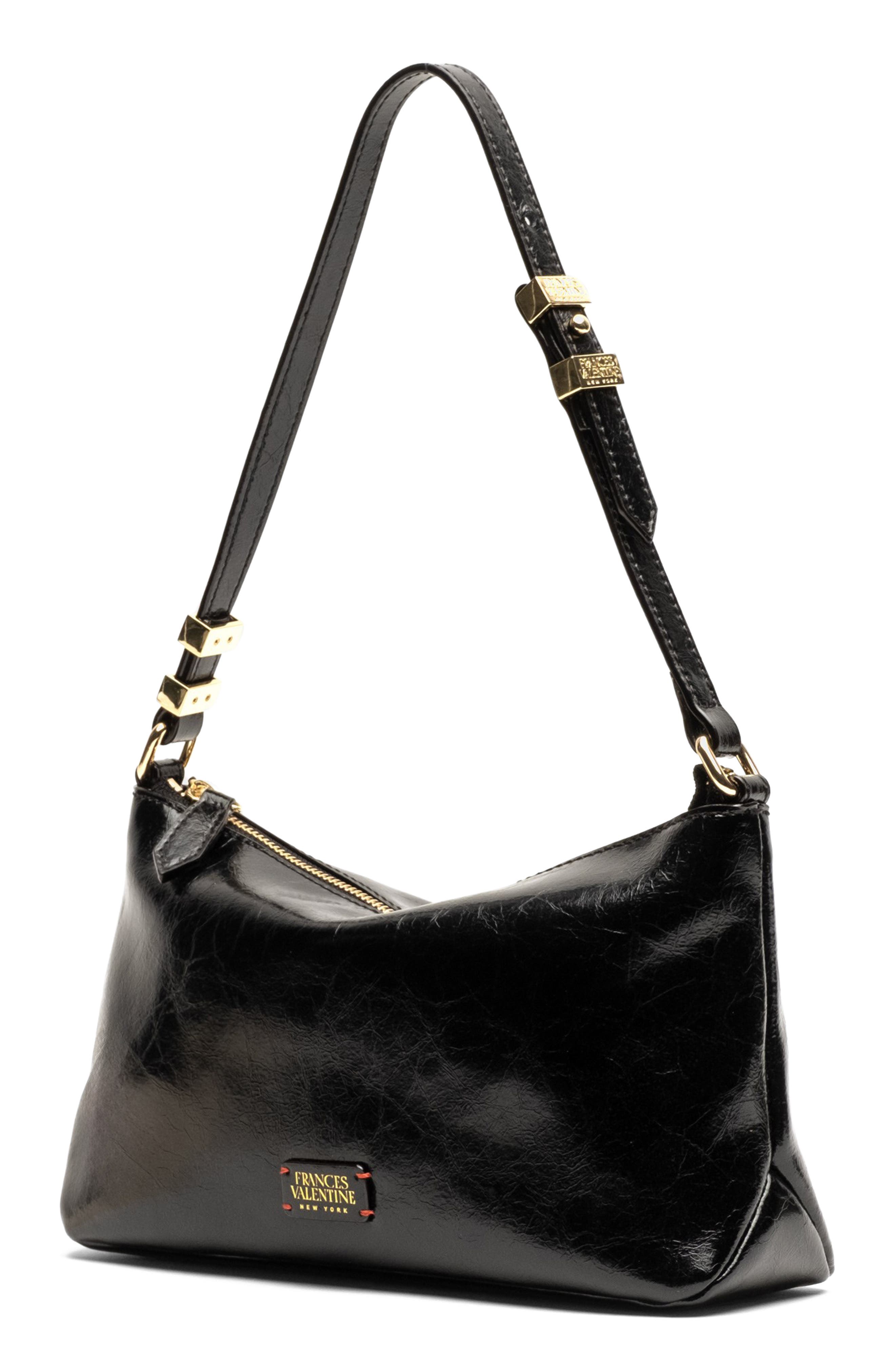 Frances Valentine Freddie Leather Shoulder Bag, Alternate, color, 