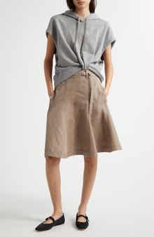 3.1 Phillip Lim Mixed Media Hoodie Dress