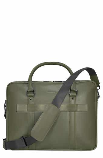 CHAMPS Onyx Leather Briefcase