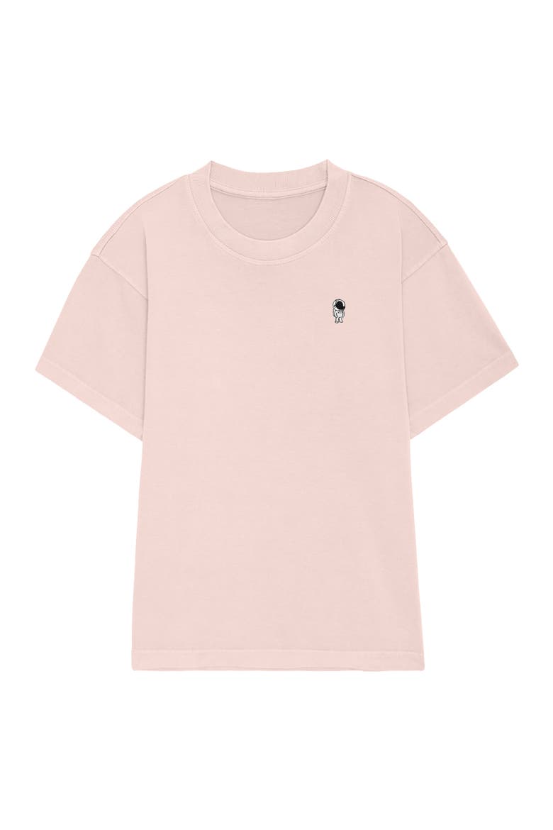 Mens Astronaut Heavyweight Pigment Dye Tee, Main, color, Pink
