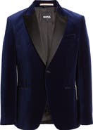 BOSS Hutson Cotton Velvet Dinner Jacket