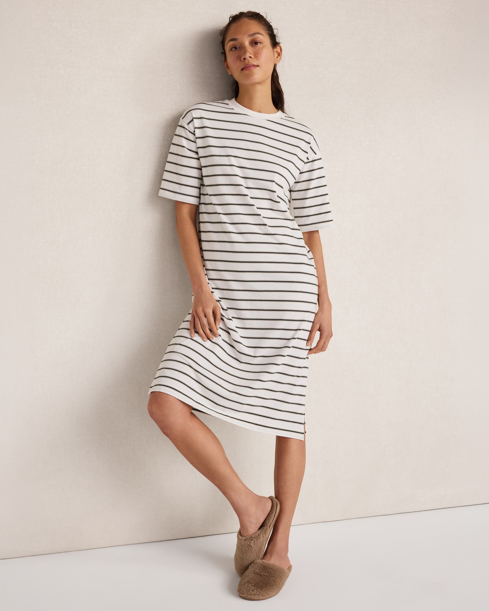 selected Ivory/Full Moon Stripe