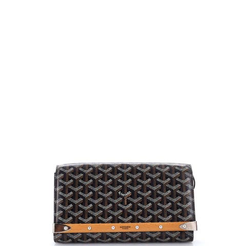 Monte Carlo Clutch with Strap Coated Canvas PM